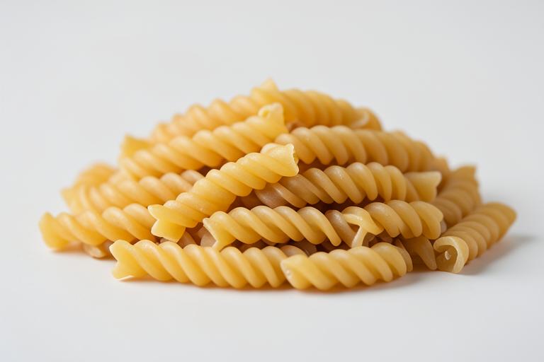 Fusilli dry pasta